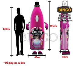 Mascot Mô Hình Chai Downy Bingo Costumes