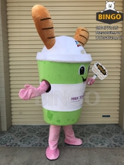 Mascot Ly Trà Sữa