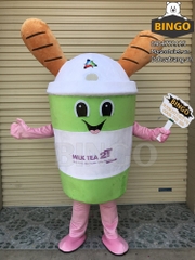 Mascot Ly Trà Sữa