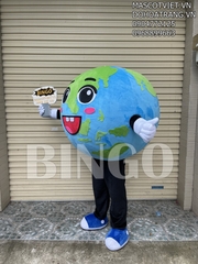 Mascot quả địa cầu