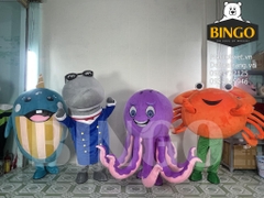 Mascot sinh vật biển