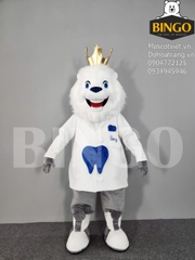 Mascot Sư Tử Nha Khoa Sing