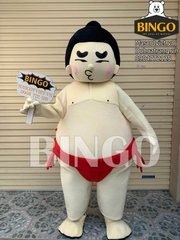 Mascot Sumo đỏ