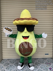 Mascot trái bơ