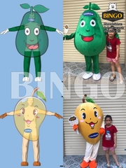 Mascot Trái Bơ Và Trái Xoài
