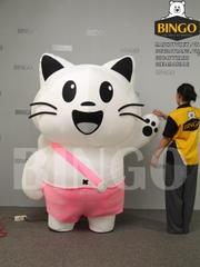 Mô Hình Hơi Mèo 3D Hello Cat