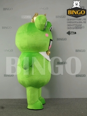 Cho Thuê Mascot Hơi Ếch Xanh Vương Miệng