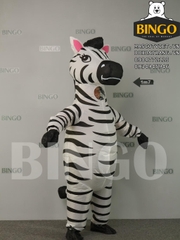 Đặt Thuê Mascot Hơi Ngựa Vằn