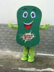 Mascot miếng rửa chén