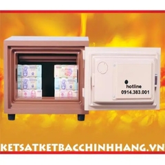 Két sắt Welko KCC60 khóa cơ( màu đồng)