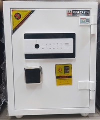 Két sắt Korea safe VE65 vân tay điện tử [Trắng]