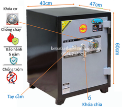 Két sắt Genkin korea KCC59 khóa cơ