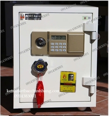 Két sắt Korea safe EK54 điện tử trắng