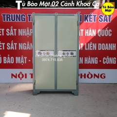 Tủ bảo mật 2 cánh khóa cơ