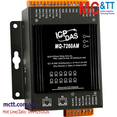Module 2 cổng Ethernet MQTT 6 kênh DI + 6 kênh Power Relay ICP DAS MQ-7260AM CR