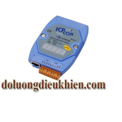 I-7188E2D-MTCP Internet communication controller with one RS-232, one RS-485 and one Ethernet with LED display with default Modbus/TCP firmware