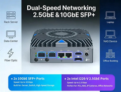 Máy tính công nghiệp không quạt Firewall Mini PC iWill N1342