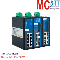 Switch công nghiệp 7 cổng Ethernet + 1 cổng quang (Single-mode, Dual Fiber, SC, 80KM) 3Onedata IES318-1F-S-SC-80KM