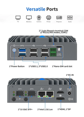 Máy tính công nghiệp không quạt Firewall Mini PC iWill N1342