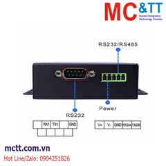 Modem IP 3G/4G 1 cổng RS232 + 1 cổng RS232/485 Alotcer AD7028K