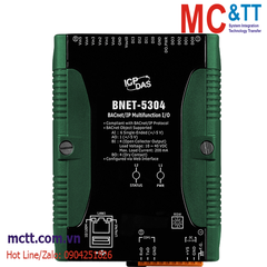 Module BACnet/IP 6 kênh AI + 1 kênh AO + 4 kênh DI + 4 kênh DO ICP DAS BNET-5304 CR