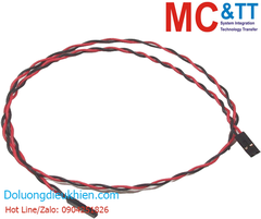 2-pin Black & Red Cable ICP DAS CA-0205 CR