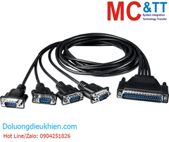 DB37 Male to 4 x DB9 Male Cable [RS-232] ICP DAS CA-9-3715D CR