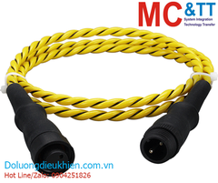 Liquids Leak Detection, Water Proof Plug Male to Female Cable, 1M ICP DAS CA-LLD-DC100X-L010