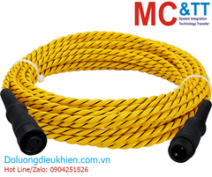 Liquids Leak Detection, Water Proof Plug Male to Female Cable, 10M ICP DAS CA-LLD-DC100X-L100
