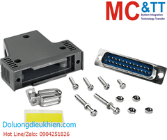 DB25 connector Male with plastic cover ICP DAS CA-PC25M CR