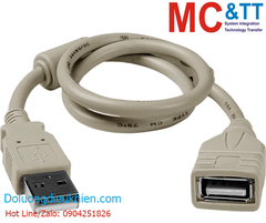 USB 2.0 A-Male to A-Female Extension Cable , w/Ferrite Core ICP DAS CA-USB05 CR