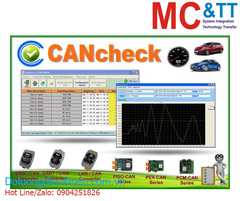 Phần mềm thu thập dữ liệu CAN BUS ICP DAS CANcheck