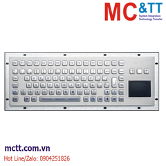 Bàn phím công nghiệp thép không gỉ với Touchpad, IP65, 89 keys Davo D-8606T Backlight