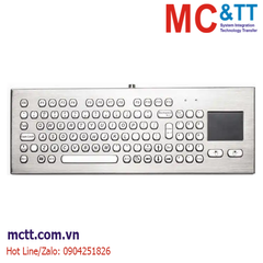 Bàn phím công nghiệp thép không gỉ với Touchpad, IP65, 95 keys Davo D-8609-T
