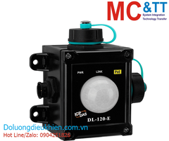 Bộ đo hiển thị và lưu trữ Data Logger độ ánh sáng Illumination + nhiệt độ + độ ẩm Ethernet Modbus RTU/TCP + MQTT ICP DAS DL-120-E CR