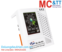 Module Data Logger đo CO + nhiệt độ + độ ẩm RS-485/Ethernet/Wi-Fi Modbus RTU/TCP & MQTT ICP DAS DL-301-WF CR
