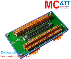 Bo mạch kết nối 100-pin SCSI II Female I/O Connector Block ICP DAS DN-100-CA CR