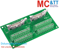 Bo mạch kết nối Two 20-pin Header I/O Connector Block ICP DAS DN-20/N CR