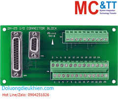 Bo mạch kết nối 25/9 pin D-sub I/O Connector Block ICP DAS DN-25/N CR