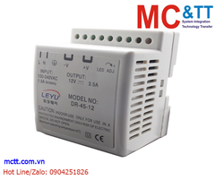 Bộ đổi nguồn Din-Rail 220VAC sang 5VDC 9A Leyu DR-45-5