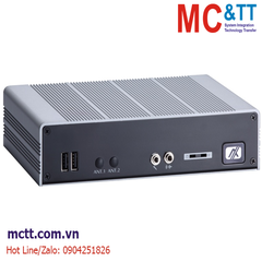 Máy tính công nghiệp không quạt Axiomtek eBOX626-842-FL-DC với Celeron J1900 2.0 GHz, VGA, HDMI, 2 GbE LANs, 4 USB, 3 COM