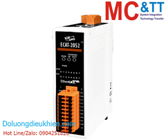 Module EtherCAT Slave 8 kênh đầu vào số + 8 kênh đầu ra số cách ly ICP DAS ECAT-2052 CR