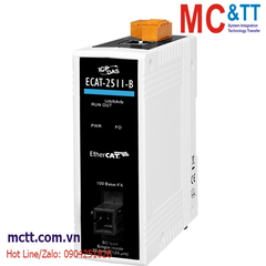 Bộ chuyển đổi EtherCAT sang Quang (1 sợi, Single Mode TX 1550 nm, RX 1310 nm, SC, 15KM) ICP DAS ECAT-2511-B CR