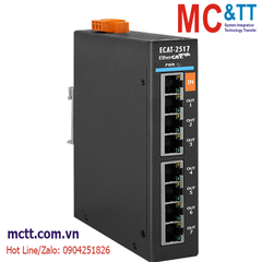 Bộ đấu nối Junction EtherCAT 1 vào - 7 ra ICP DAS ECAT-2517 CR