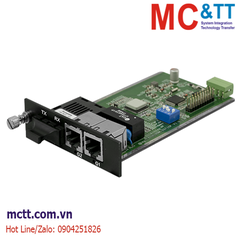 Card chuyển đổi quang điện quản lý 1 cổng Gigabit Ethernet + 2 cổng Gigabit SFP 3Onedata ECU100M-1GT2GS