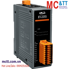Module 2 cổng Ethernet Modbus TCP & MQTT 8 kênh DI+ 8 kênh DO ICP DAS ET-2255 CR