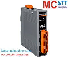 Module 2 cổng Ethernet Modbus TCP & MQTT 16 kênh Power Relay ICP DAS ET-2261-16 CR