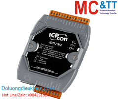 Module Ethernet Modbus TCP 4 kênh AO + 5 kênh DI + 5 kênh DO ICP DAS ET-7024 CR