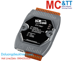 Module Ethernet Modbus TCP 8 kênh đầu ra Power Relay ICP DAS ET-7067 CR