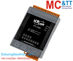 Module 2 cổng Ethernet Modbus TCP 4 kênh AI + 4 kênh AO + 4 kênh DI ICP DAS ET-7204 CR